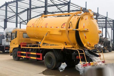 國六東風天錦 12方 吸污車