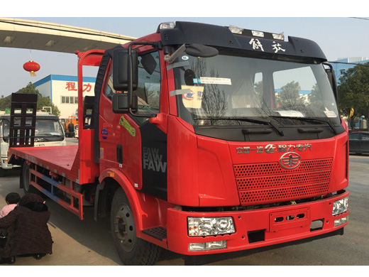 國五解放J6單橋平板車